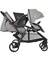 Joie Evalite Duo Stroller - Shale - from Birth to 15kg Double Pushchairs