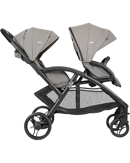 Joie Evalite Duo Stroller - Shale - from Birth to 15kg Double Pushchairs