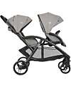 Joie Evalite Duo Stroller - Shale - from Birth to 15kg Double Pushchairs