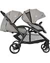 Joie Evalite Duo Stroller - Shale - from Birth to 15kg Double Pushchairs