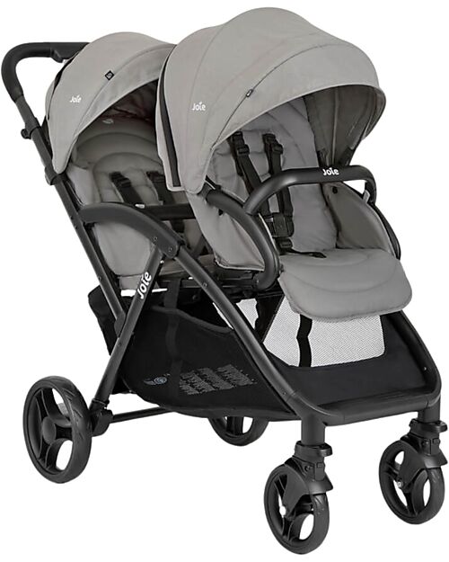 Joie Evalite Duo Stroller - Shale - from Birth to 15kg Double Pushchairs