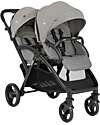 Joie Evalite Duo Stroller - Shale - from Birth to 15kg Double Pushchairs