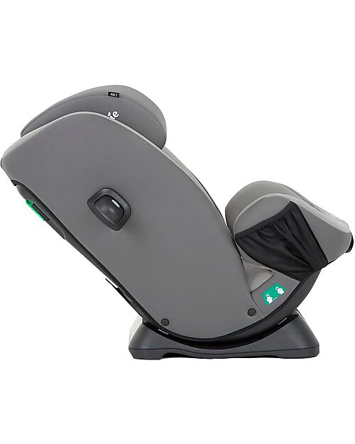 Joie Every Stage R129 Car Seat - Cobblestone - from Birth to 12 Years - 6 Position Reclining Car Seats Group 1/2/3