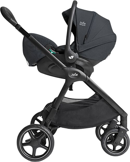 Joie Finiti Stroller 4 in 1 - Ebony - Rain Cover and Adapters Included Pushchairs