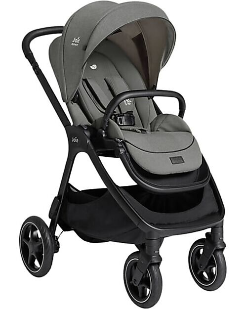 Joie Finiti Travel System - Stroller + Calmi R129 Carrycot + i-Level Pro Infant Car Seat + Encore Base - Evergreen Trio and Duo Strollers