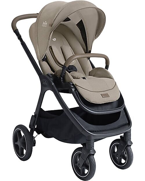Joie Finiti Travel System - Stroller + Calmi R129 Carrycot + i-Level Pro Infant Car Seat + Encore Base - Sandstone Trio and Duo Strollers