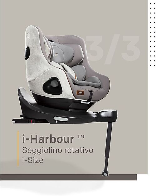 Joie i-Harbour Car Seat - Rotating - Carbon - Up to 4 years! Car Seats Group 0+/1
