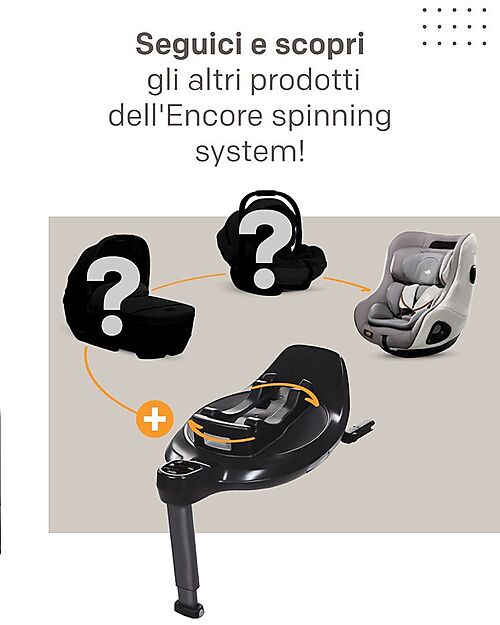 Joie i-Harbour Car Seat - Rotating - Carbon - Up to 4 years! Car Seats Group 0+/1