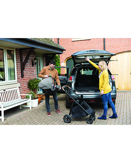 Joie i-Snug Car Seat - Gray Flannel - From Birth to 12 Months - Only 3.35kg Car Seats Group 0+/1