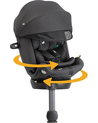 Joie I-Spin 360° Car Seat with Canopy – Mercury Mesh – from Birth up to 12 Years (40–150 cm) Car Seats Group 1/2/3
