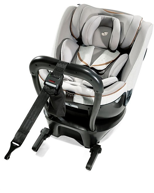 Joie i-Spin Grow Signature Car Seat - Oyster - from 0 to 7 years - Swivel and Protect From Birth! Car Seats Group 1/2/3
