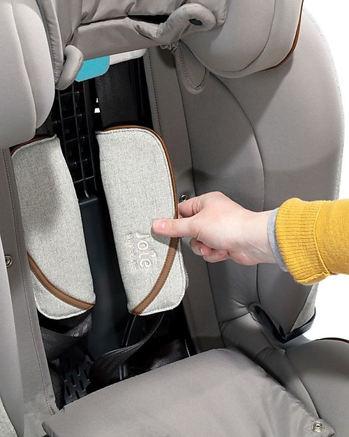 Joie i-Spin Grow Signature Car Seat - Oyster - from 0 to 7 years - Swivel and Protect From Birth! Car Seats Group 1/2/3
