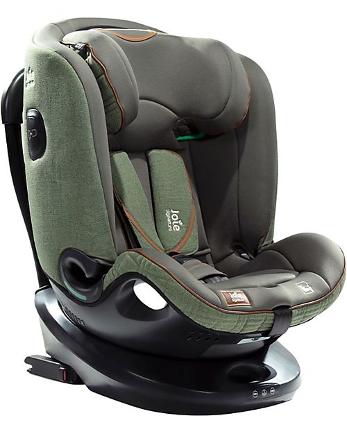 Joie i-Spin Grow Signature Car Seat - Pine - from 0 to 7 years - Swivel and Protect From Birth! Car Seats Group 1/2/3