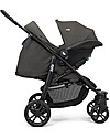 Joie Litetrax 4 dlx Stroller - Coal - Instant Fold Pushchairs