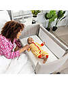 Joie Next to Me Travel Cradle - Roomie Go - Clay - Compact and Easy Folding Travel Cots