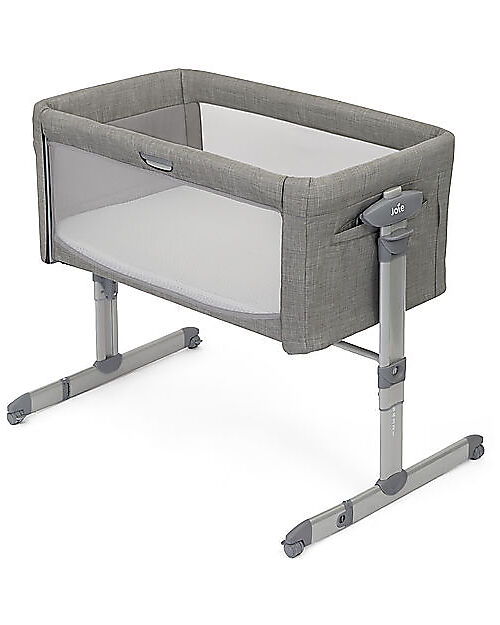 Joie OUTLET - Bedside Sleeper Roomie Glide - Foggy Gray - Showroom Sample Next To Me Cribs
