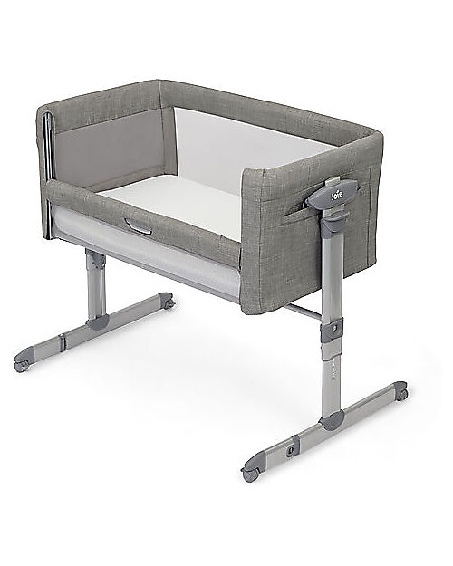 Joie OUTLET - Bedside Sleeper Roomie Glide - Foggy Gray - Showroom Sample Next To Me Cribs