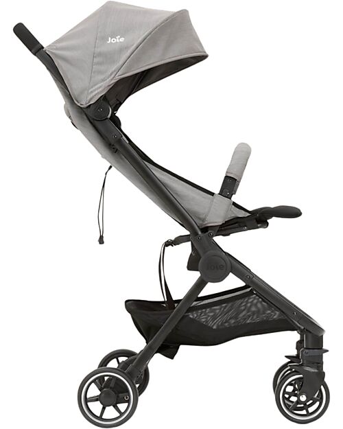 Joie Pact Lite Stroller - Gray Flannel - Ultra-Lightweight - Compact and Shoulder-Carryable Lights Strollers