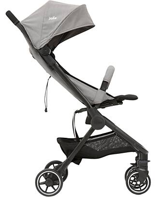 Joie Pact Lite Stroller - Gray Flannel - Ultra-Lightweight - Compact and Shoulder-Carryable Lights Strollers