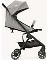 Joie Pact Lite Stroller - Gray Flannel - Ultra-Lightweight - Compact and Shoulder-Carryable Lights Strollers