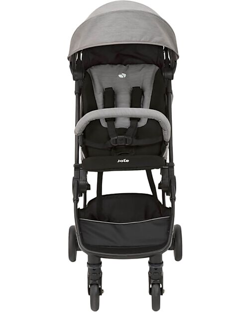 Joie Pact Lite Stroller - Gray Flannel - Ultra-Lightweight - Compact and Shoulder-Carryable Lights Strollers