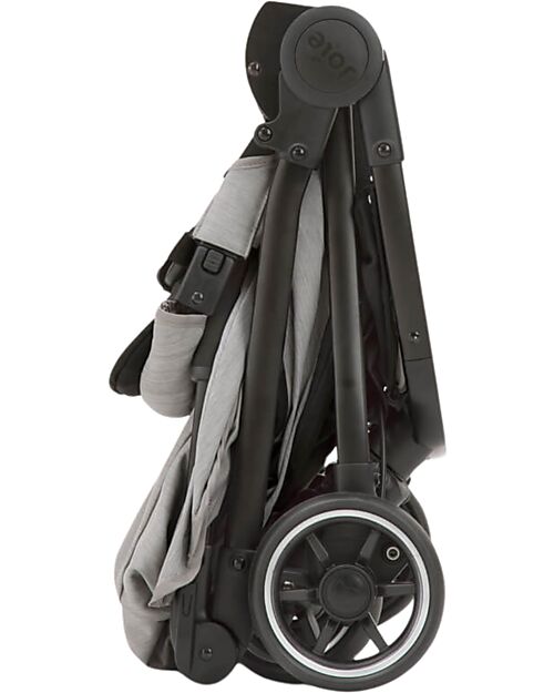 Joie Pact Lite Stroller - Gray Flannel - Ultra-Lightweight - Compact and Shoulder-Carryable Lights Strollers