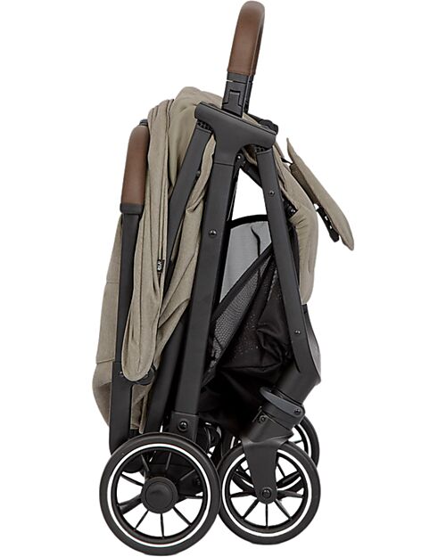 Joie Pact Pro Stroller - Oak - 6.3 kg - Includes Rain Cover and Adapters Lights Strollers
