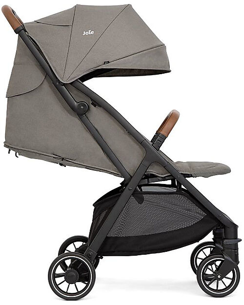 Joie Pact Pro Stroller - Pebble - 6.3 kg - Includes Rain Cover and Adapters Lights Strollers
