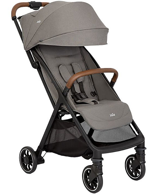 Joie Pact Pro Stroller - Pebble - 6.3 kg - Includes Rain Cover and Adapters Lights Strollers