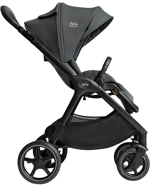 Joie Parcel LX Stroller - Ebony - Rain Cover and Adapters Included Lights Strollers