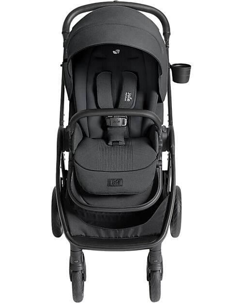 Joie Parcel LX Stroller - Ebony - Rain Cover and Adapters Included Lights Strollers