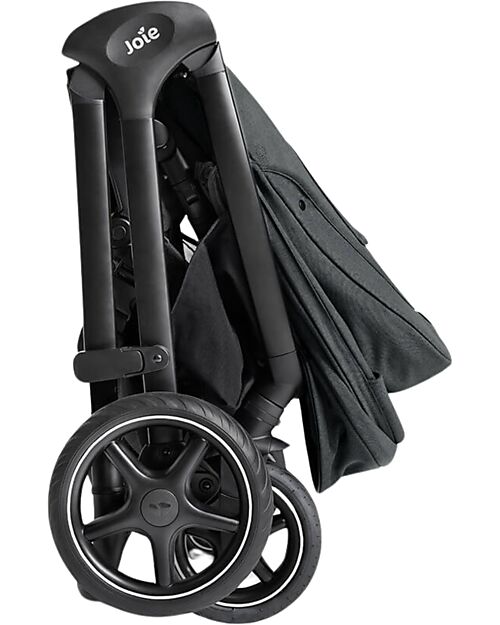 Joie Parcel LX Stroller - Ebony - Rain Cover and Adapters Included Lights Strollers