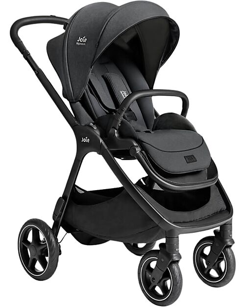 Joie Parcel LX Stroller - Ebony - Rain Cover and Adapters Included Lights Strollers