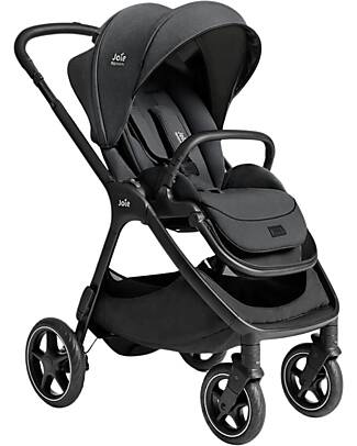 Joie Parcel LX Stroller - Ebony - Rain Cover and Adapters Included Lights Strollers
