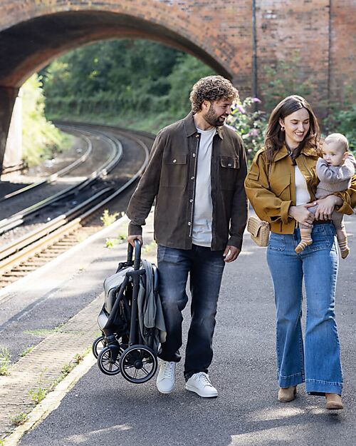 Joie Parcel LX Stroller - Sandstone - Rain Cover and Adapters Included Lights Strollers