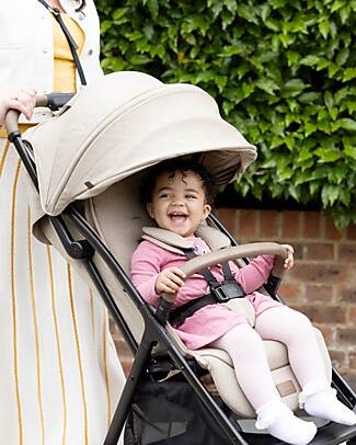Joie Parcel LX Stroller - Sandstone - Rain Cover and Adapters Included Lights Strollers