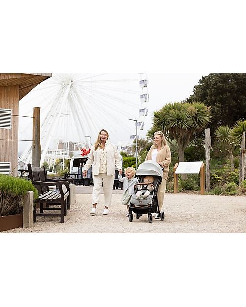 Joie Parcel Signature Stroller - Oyster - Light and Compact - from Birth to 4 years! Lights Strollers