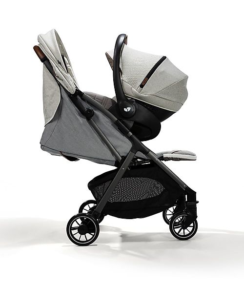 Joie Parcel Signature Stroller - Oyster - Light and Compact - from Birth to 4 years! Lights Strollers