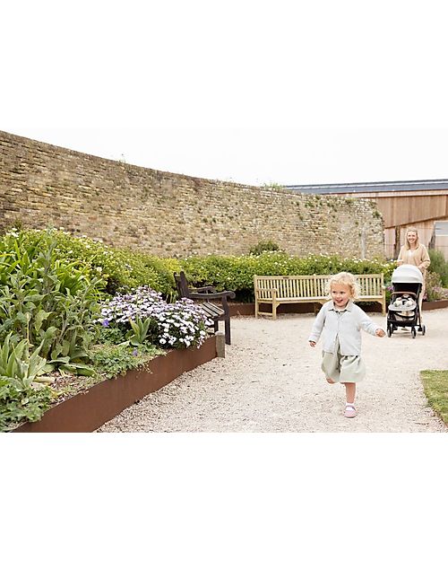 Joie Parcel Signature Stroller - Oyster - Light and Compact - from Birth to 4 years! Lights Strollers