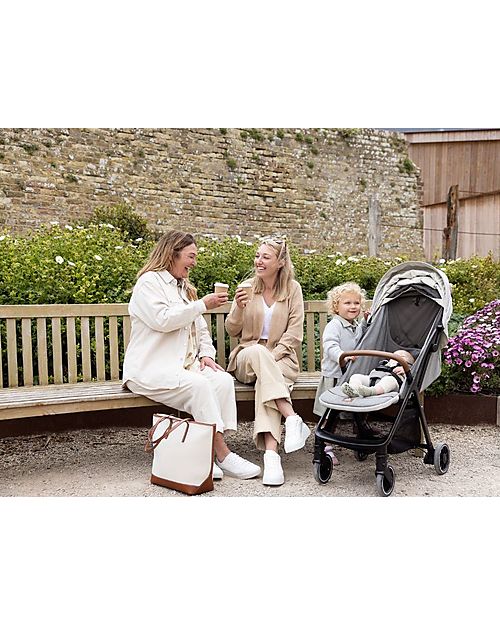 Joie Parcel Signature Stroller - Oyster - Light and Compact - from Birth to 4 years! Lights Strollers