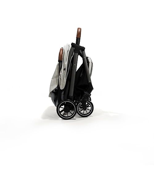 Joie Parcel Signature Stroller - Oyster - Light and Compact - from Birth to 4 years! Lights Strollers