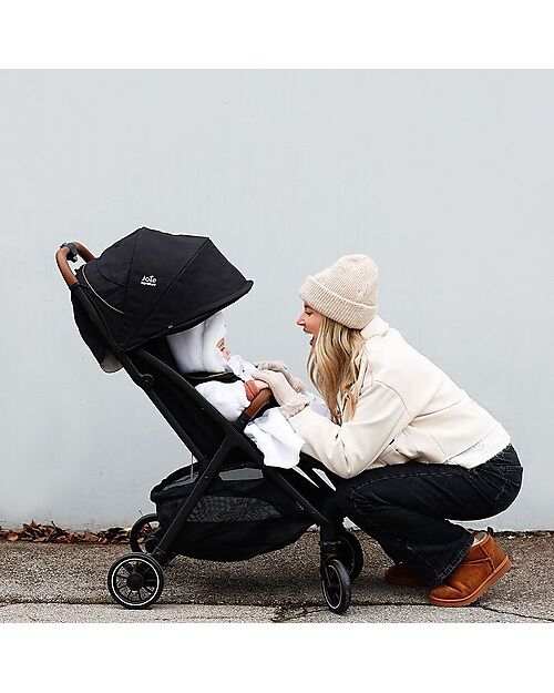 Joie Parcel Signature Stroller Oyster Light and Compact from Birth to 4 years unisex bambini