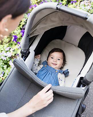 Joie Ramble XL Carrycot - Ebony - Rain Cover Included Pram Systems