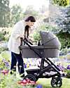 Joie Ramble XL Carrycot - Ebony - Rain Cover Included Pram Systems