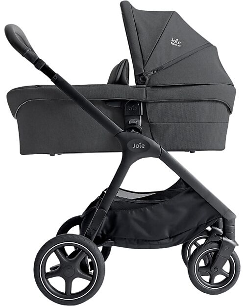 Joie Ramble XL Carrycot - Ebony - Rain Cover Included Pram Systems