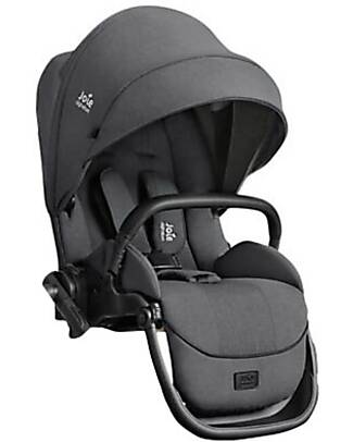 Joie Second Seat for Versiti Stroller - Ebony - Rain Cover Included Double Pushchairs