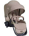 Joie Second Seat for Versiti Stroller - Sandstone - Rain Cover Included Double Pushchairs
