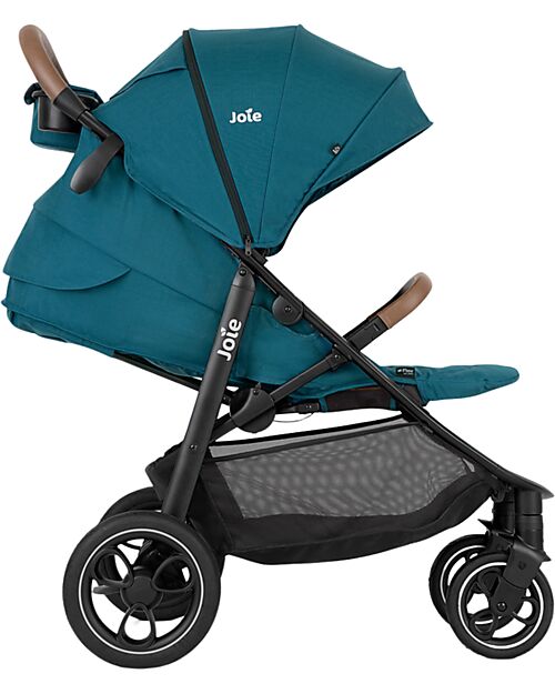 Joie Stroller Litetrax Pro - Peacock - Lightweight and Easy to Fold Lights Strollers