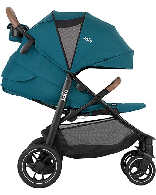 Joie Stroller Litetrax Pro - Peacock - Lightweight and Easy to Fold Lights Strollers