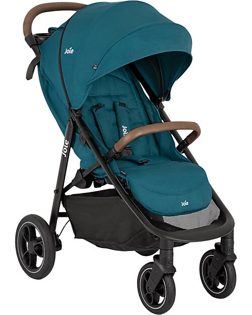 Joie Stroller Litetrax Pro - Peacock - Lightweight and Easy to Fold Lights Strollers